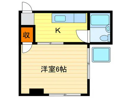 RIZE・ONE長岡京(1K/1階)の間取り写真