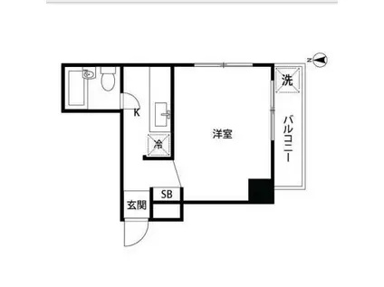 エルム桜台(ワンルーム/3階)の間取り写真
