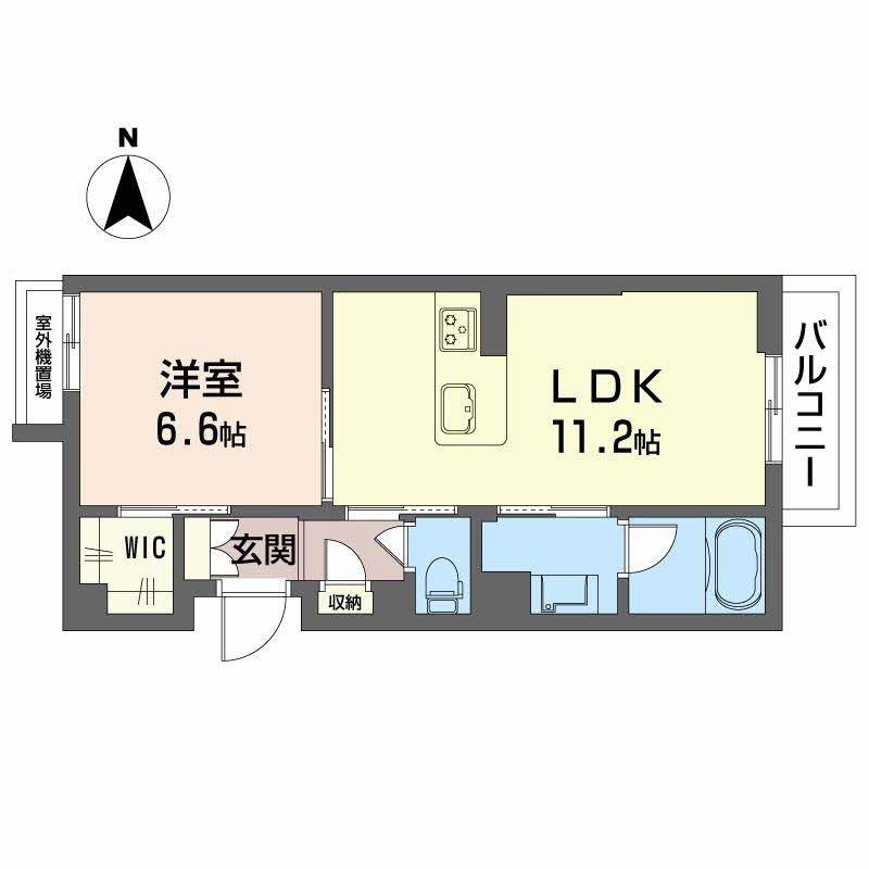 シャーメゾンアイメール(1LDK/3階)の間取り写真