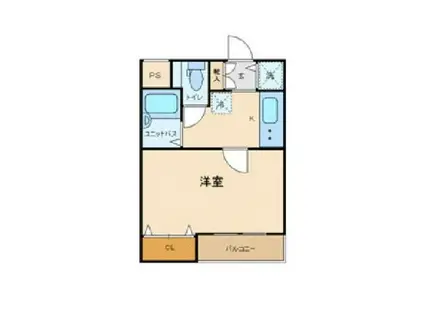 スカイコート池袋西弐番館(1K/3階)の間取り写真