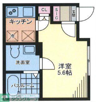 AR高円寺(ワンルーム/1階)の間取り写真