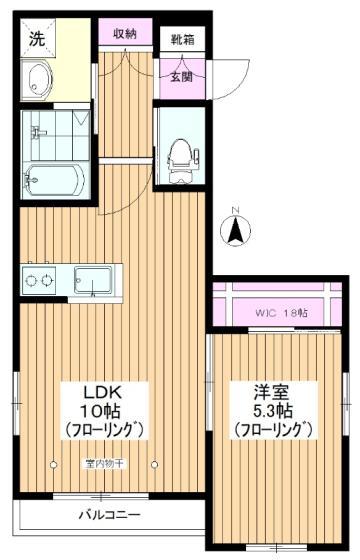 FEEL COURT I(1LDK/3階)の間取り写真