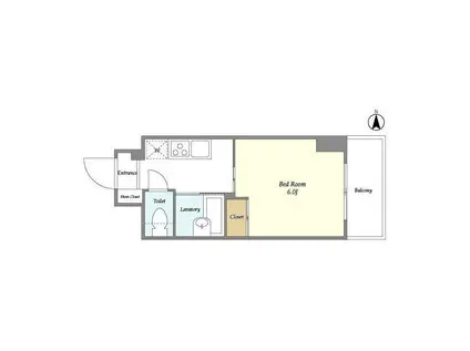 BPRレジデンス国立(1K/3階)の間取り写真