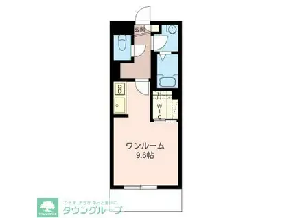 フォンテーヌ八重咲(ワンルーム/3階)の間取り写真