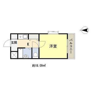 パークビレッジ(1K/2階)の間取り写真