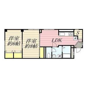木之本アイリス(2SLDK/8階)の間取り写真
