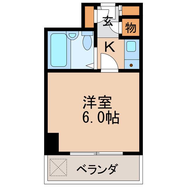 フィールドシティ新栄第3(1K/3階)の間取り写真