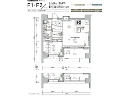 SYFORME UENO ASYL COURT(1LDK/9階)の間取り写真