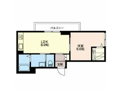 シャーメゾンT-FA(1DK/3階)の間取り写真