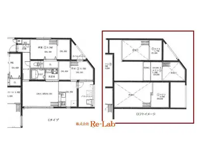 アルテマイスター丸山(2LDK/2階)の間取り写真