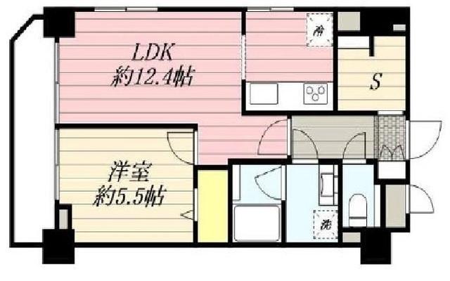 ミリアレジデンス上池袋II(1LDK/7階)の間取り写真