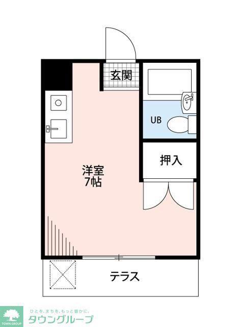 リバティベル北越谷(ワンルーム/1階)の間取り写真