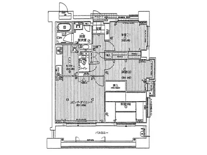 グランコート丸之内(3LDK/6階)の間取り写真