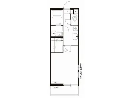 リブリ・アレンダドールI(1K/2階)の間取り写真