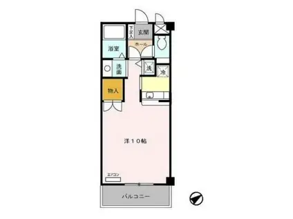 コッジィーコートFUKATA(ワンルーム/3階)の間取り写真