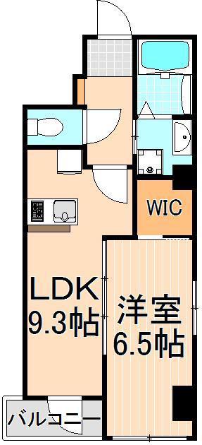 アローネ浅草(1LDK/6階)の間取り写真