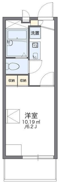 レオパレスパタータ(1K/2階)の間取り写真