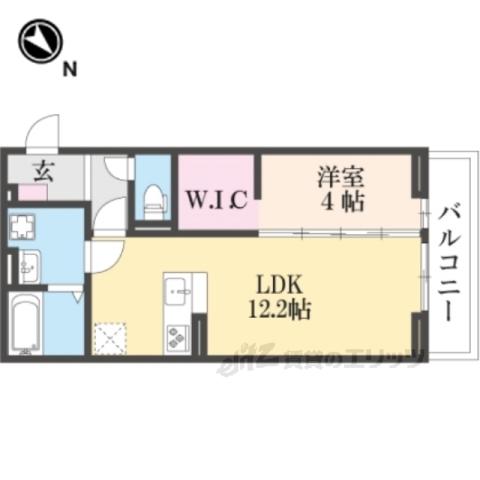 BRANSIA目川(1LDK/3階)の間取り写真