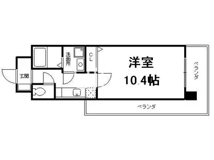 メゾン・ダンディ(1K/5階)の間取り写真