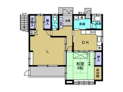 下末吉6丁目AP(2DK/1階)の間取り写真