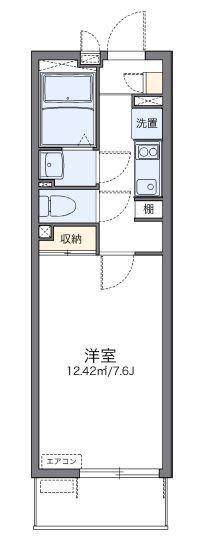 レオネクストハロー北浦和(1K/3階)の間取り写真