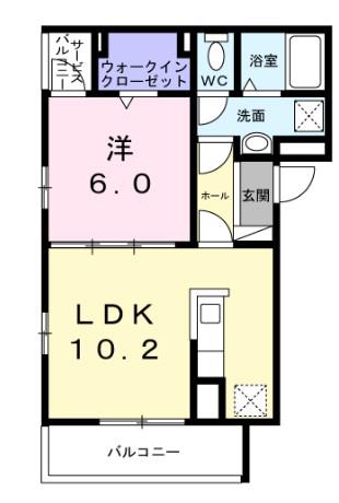 東武伊勢崎線 梅島駅 徒歩17分 3階建 新築(1LDK/3階)の間取り写真
