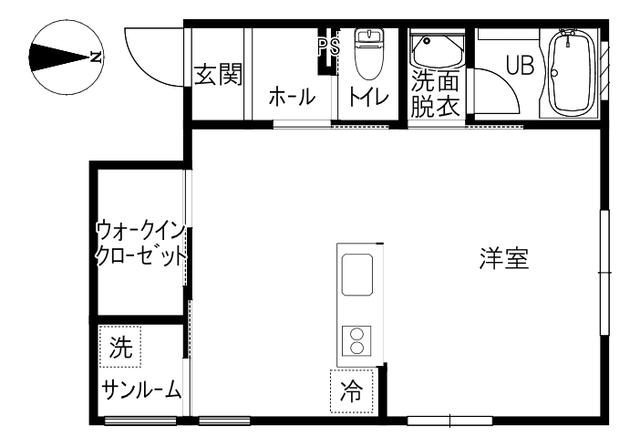 ABILITA(ワンルーム/2階)の間取り写真