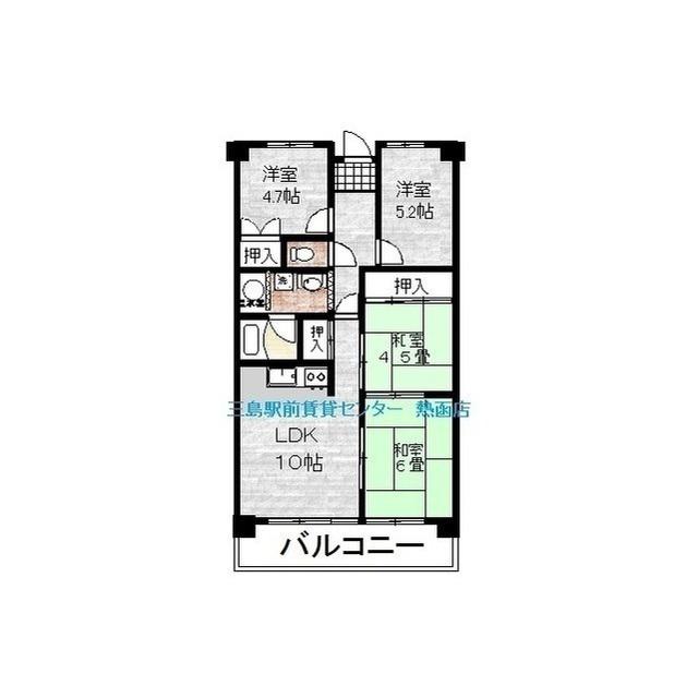 メゾンミタ(4LDK/2階)の間取り写真