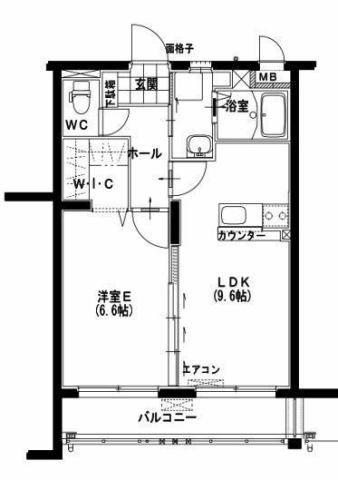 I・DIAMANTE(1LDK/3階)の間取り写真