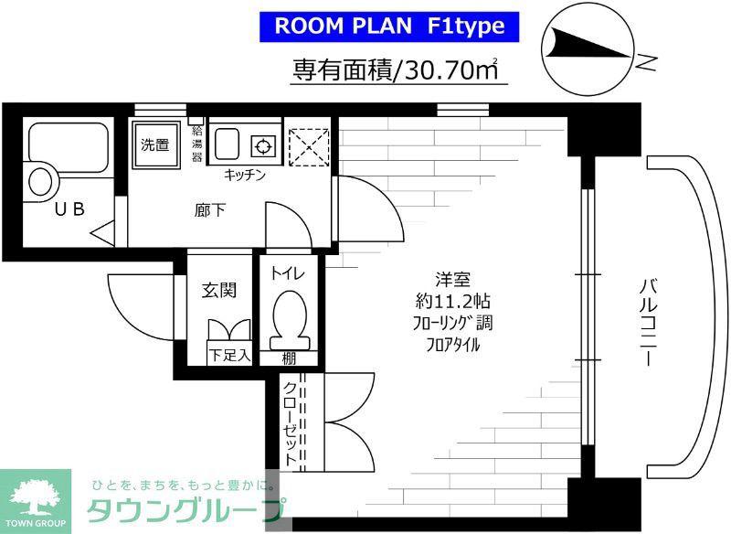 ステージファースト笹塚(1K/10階)の間取り写真