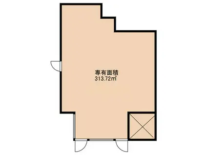 新松戸プラザハイツ(ワンルーム/2階)の間取り写真