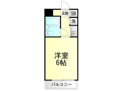 トップ亀有(ワンルーム/2階)の間取り写真