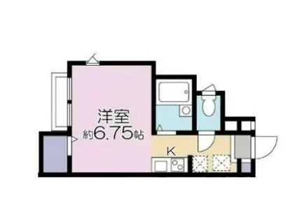 MAISON BIEN(ワンルーム/2階)の間取り写真