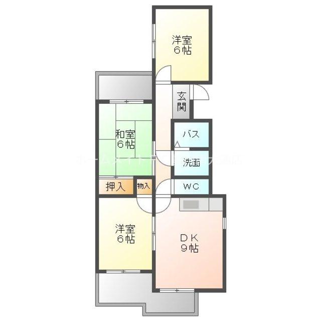 PYXIS 21(3DK/2階)の間取り写真
