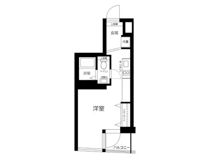 TRIAS129(ワンルーム/6階)の間取り写真