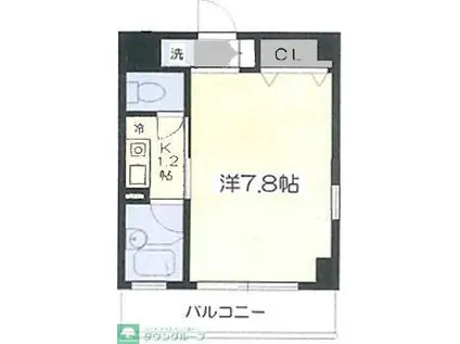 エクセル菊名(1K/6階)の間取り写真