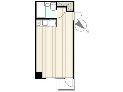 グランメール池袋(ワンルーム/2階)の間取り写真