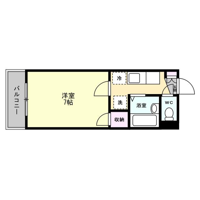 ウィーンズ牛島(1K/2階)の間取り写真