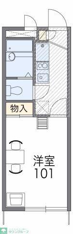 レオパレス香鈴(1K/2階)の間取り写真