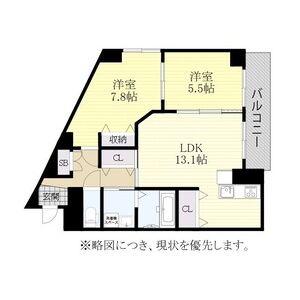 サンフラワー北原(2LDK/2階)の間取り写真