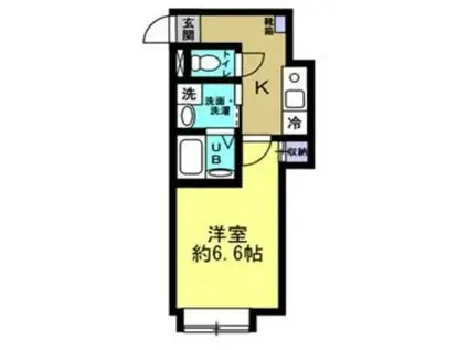 NOZOMIO目白(1K/1階)の間取り写真