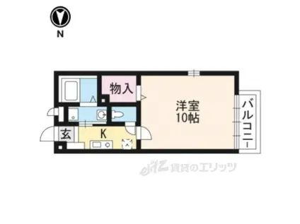 HEIGHTS TANAKA SITE1(1K/1階)の間取り写真