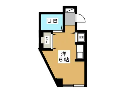 メゾン光梅(ワンルーム/1階)の間取り写真