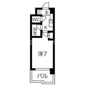 FRIEND SHIP Ⅰ(1K/4階)の間取り写真