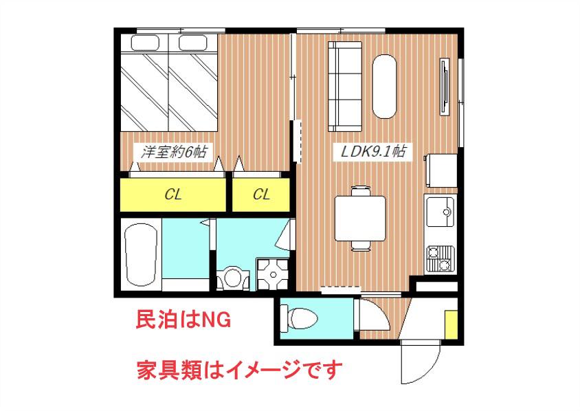 PLUMA NISHI-SHINJUKU A(1LDK/3階)の間取り写真