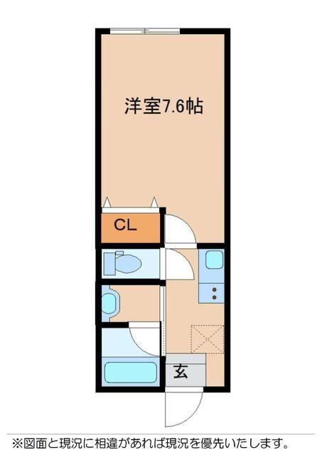 MULBERRY COURT(1K/2階)の間取り写真