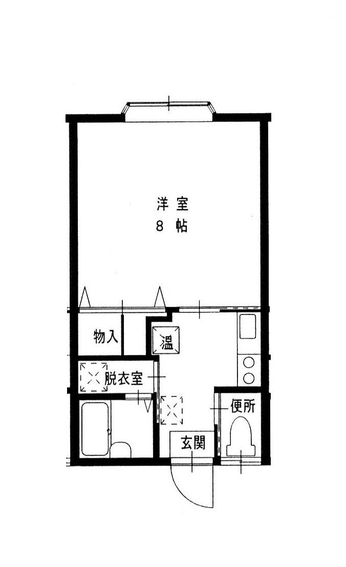 エクセレンス10(1K/2階)の間取り写真