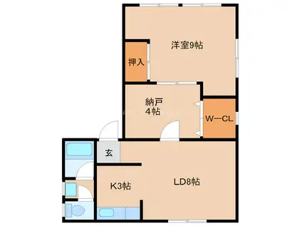 大手町ビル(1SLDK/3階)の間取り写真