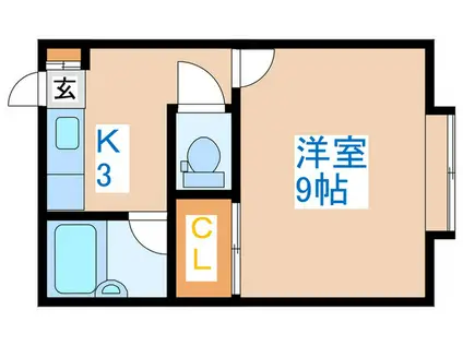 EXCELLENCE 8(1K/1階)の間取り写真