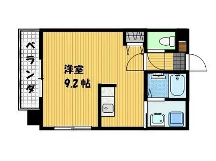 コート・さくら(ワンルーム/7階)の間取り写真